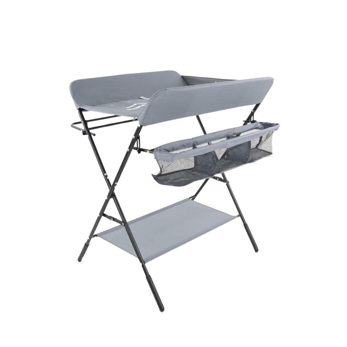 LUMAX - Cambiador De Pañales Para Bebe Plegable Portatil Negro