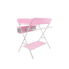 LUMAX - Cambiador De Pañales Para Bebe Plegable Portatil Rosado