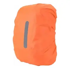 GENERICO - Funda Cubre Mochila Impermeable Reflectante 30-40 Litros - Naranja
