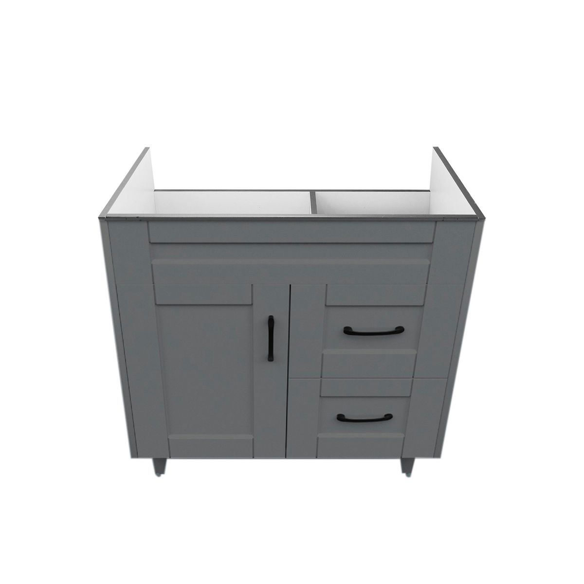 DOMSA - Mueble base para baño Deluxe 70SK Gris 68x80x45cm