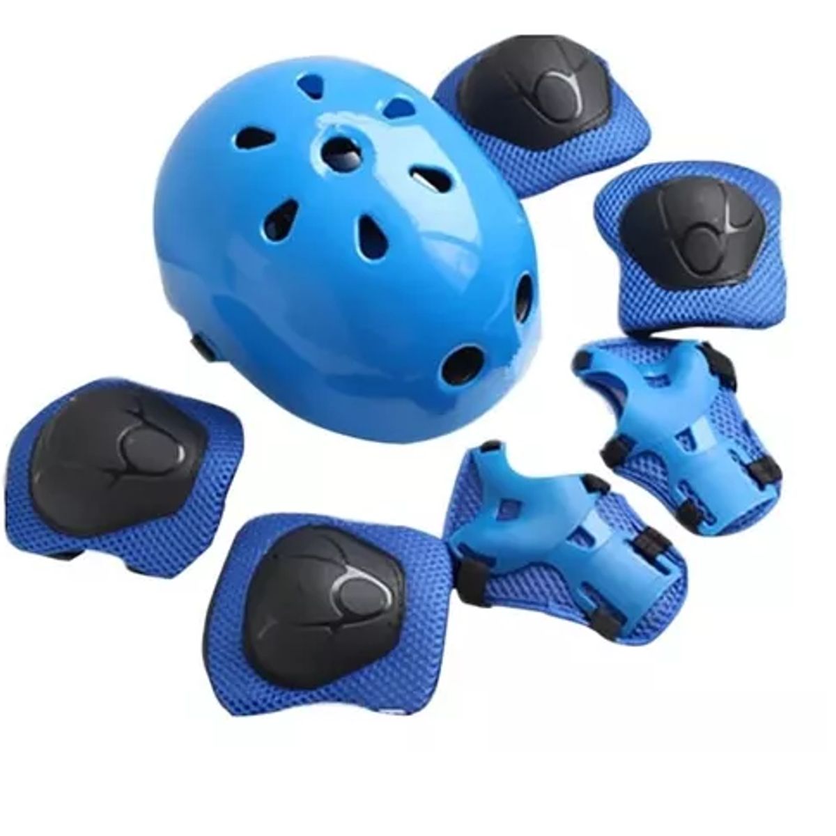 GENERICO - Set De Casco Y Protectores De Bici Para Niños Rodilleras
