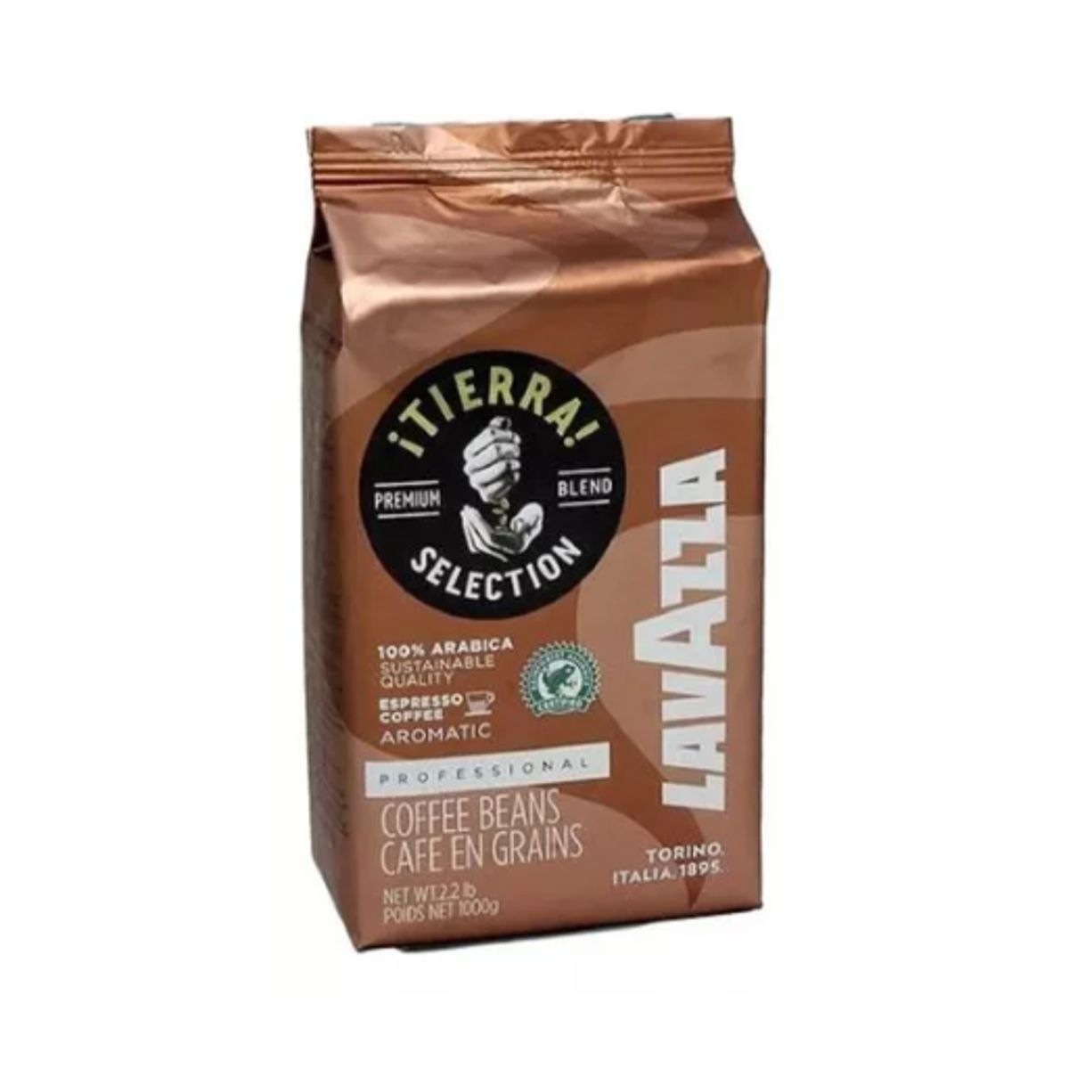 LAVAZZA - Café Tierra Selección en Grano de 1 KG Lavazza Vending