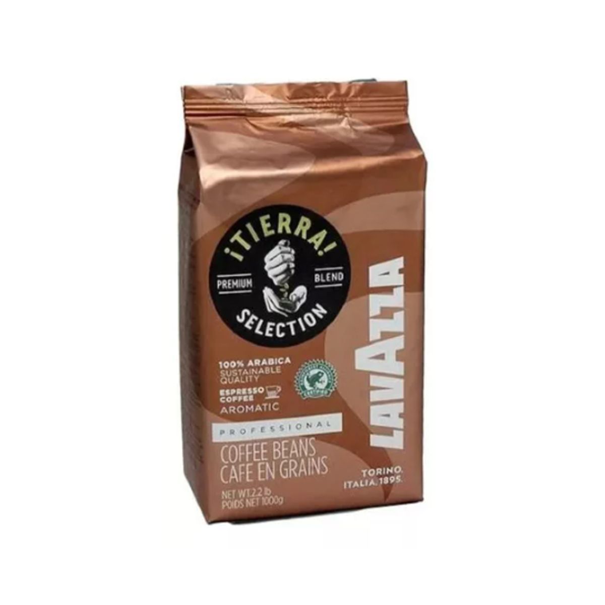 LAVAZZA - Café Tierra Selección en Grano de 1 KG Lavazza Vending