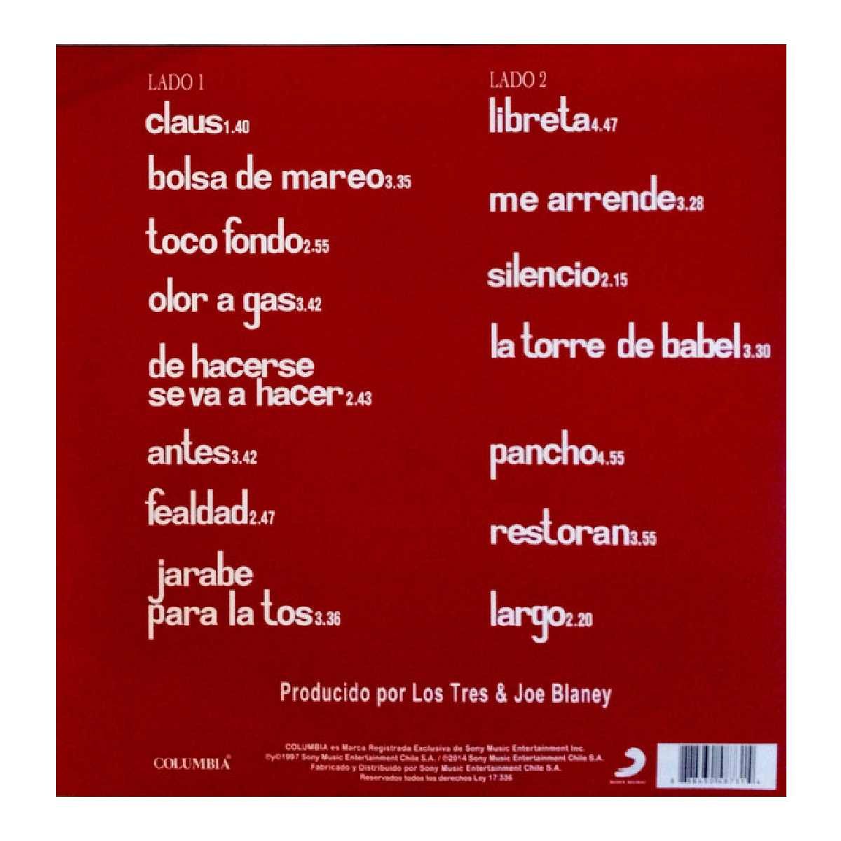 GRUPO LASER DISC - VINILO LOS TRES FOME 1LP