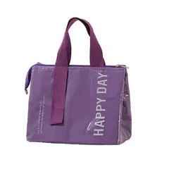 GENERICO - Bolsa Para Almuerzo Ligera y Aislante -color PURPURA