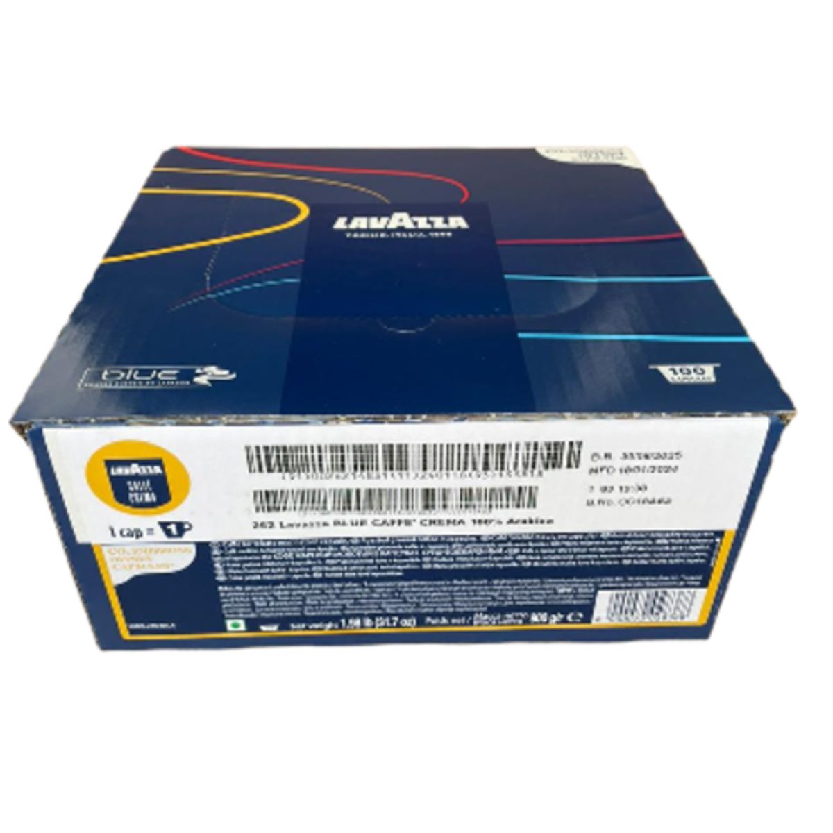 LAVAZZA - Pack 100 Cápsulas Café Espresso Crema de 7 GRS Lavazza