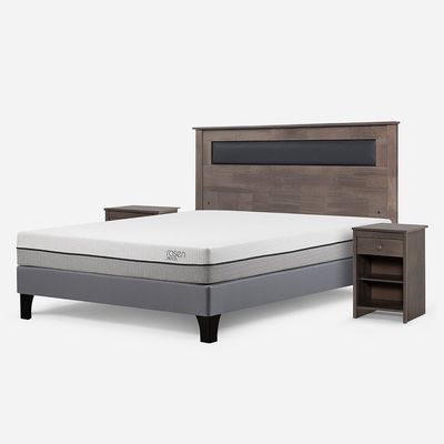 Imagen 2 del producto Cama Europea Pratta 2 Plazas BN Pata Madera+ Muebles Ferrara