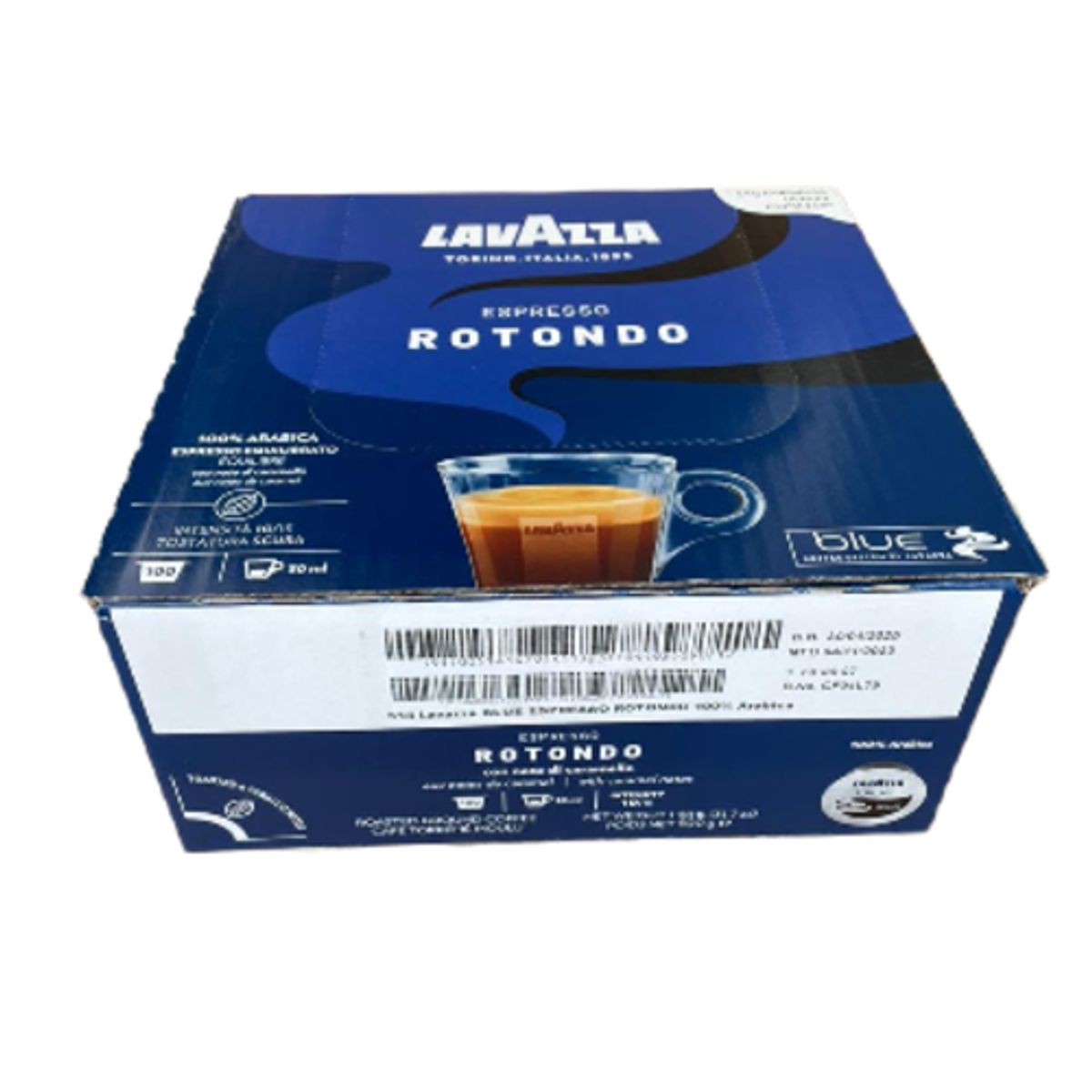 LAVAZZA - Pack 100 Cápsulas Café Rotondo BLUE 7 GRS Lavazza