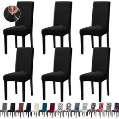 AZ AURAZEUS - Set De 6 Fundas Para Sillas De Comedor Cubre Silla Elasticada Az