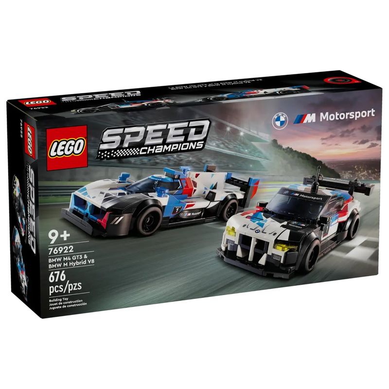 LEGO - Lego Autos de Carreras BMW M4 GT3 y BMW M Hybrid V8 76922