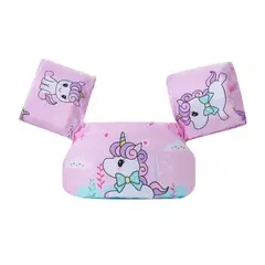 GENERICO - Flotador Con Alitas Niña Unicornio Bebe Arcoíris Fucsia