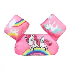 GENERICO - Flotador Con Alitas Niña Unicornio Bebe Arcoíris Rosado