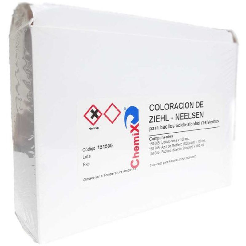 GENERICO - Tinción ZIEHL NEELSEN 3x100ml Chemix