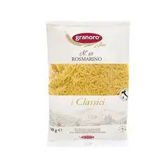 GENERICO - Pasta Orzo 500g Fideos Orzo Rosmarino N69 - Granoro Italia