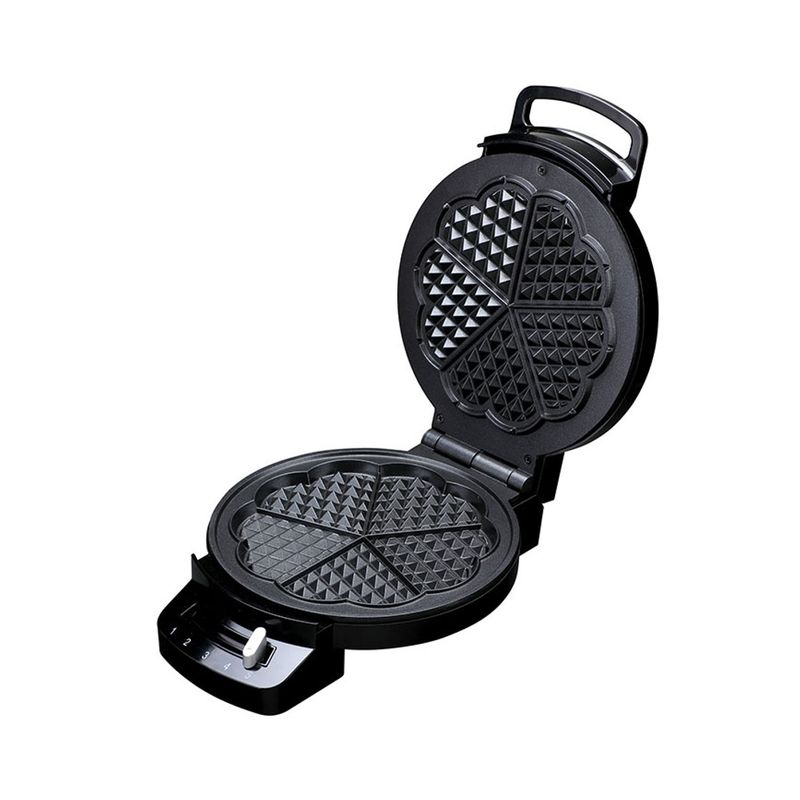 BLANIK - MAQUINA PARA HACER WAFFLES FORMA DE CORAZON BWC078 BLANIK