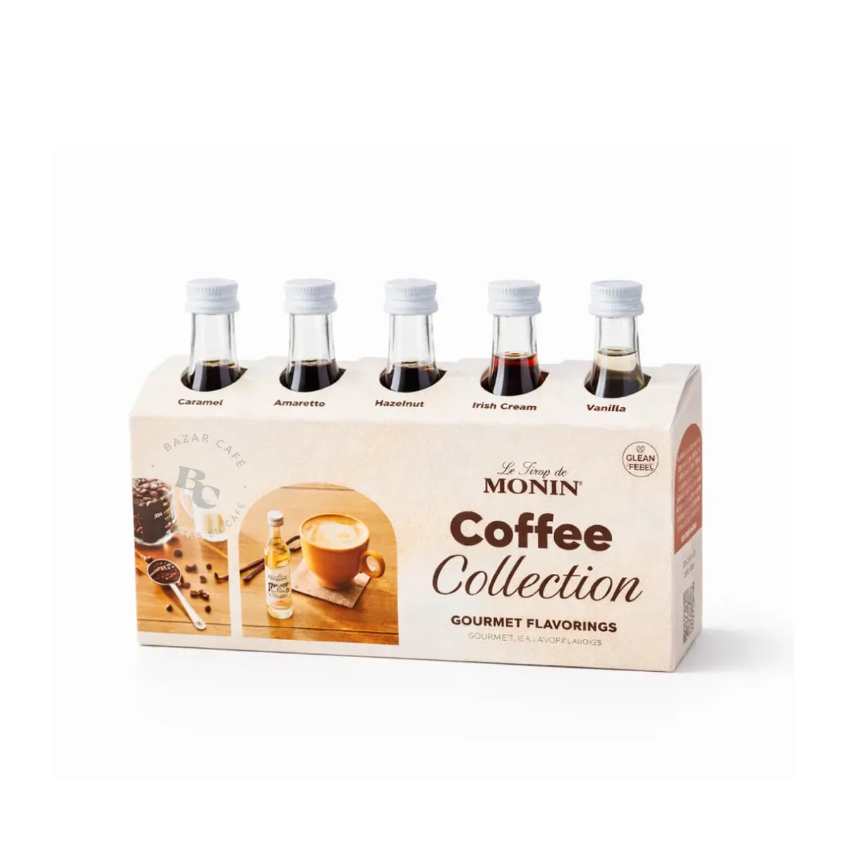 GENERICO - Syrup Café Monin Coffee Collection 5 Sabores X 50 Ml C/u