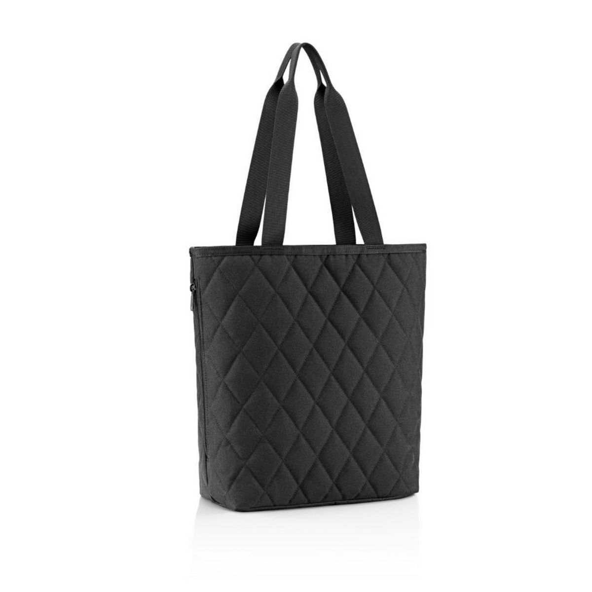 REISENTHEL - Cartera shopper M rhombus - black - Negro