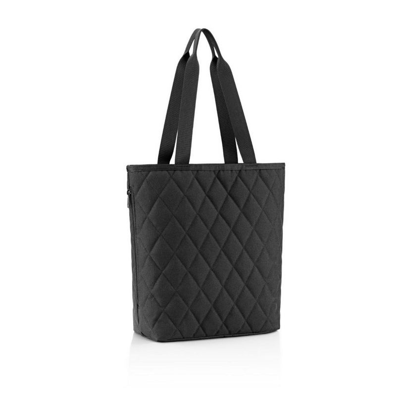 REISENTHEL - Cartera shopper M rhombus - black - Negro