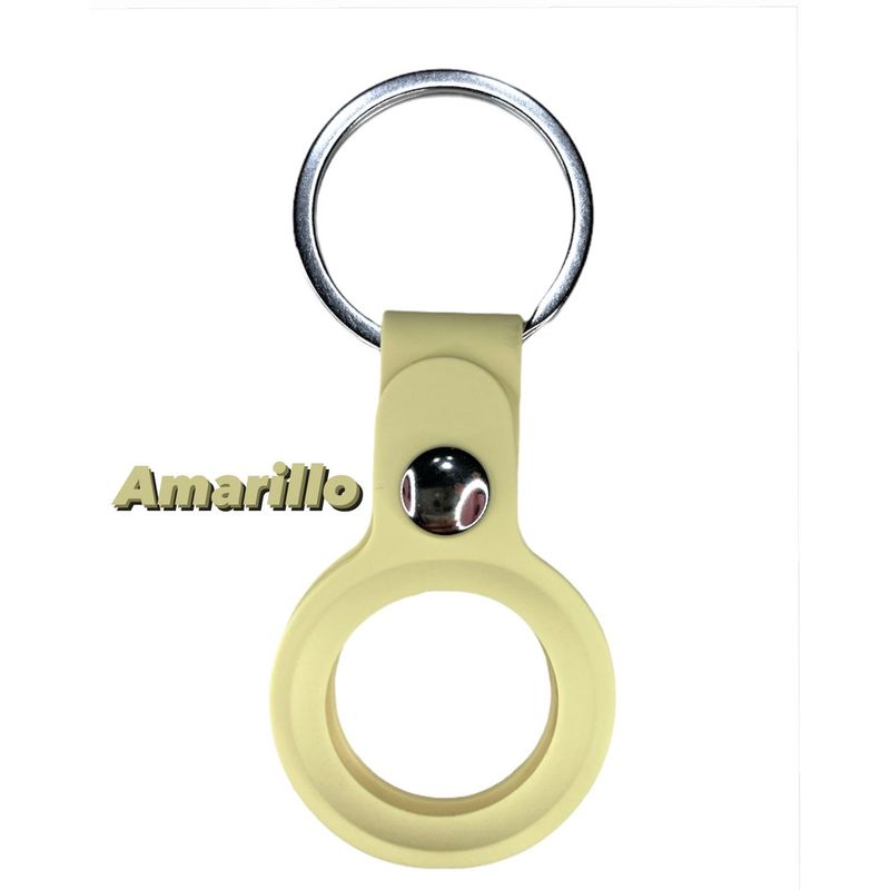 GENERICO - Funda Silicona Airtag Premium - Amarillo