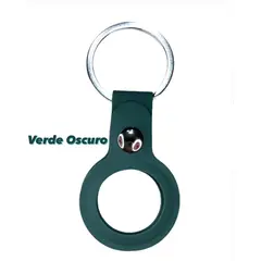 GENERICO - Funda Silicona Airtag Premium - Verde Oscuro