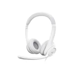 LOGITECH - Audifono Con Micrófono Usb H390 Blanco - Blanco