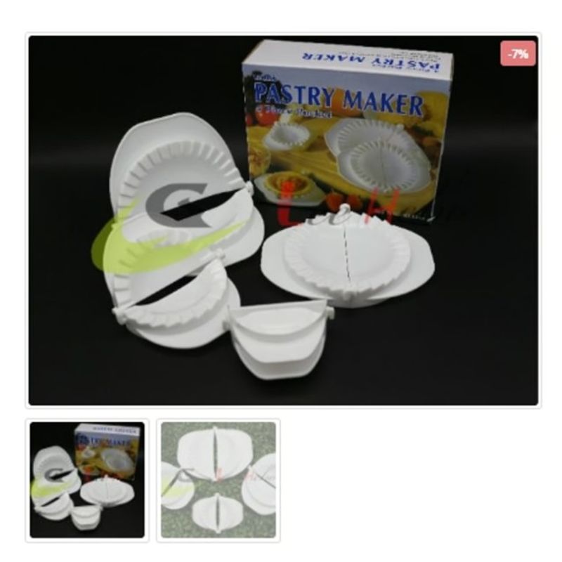 GENERICO - Molde Para Empanadas Plastico 4 Piezas