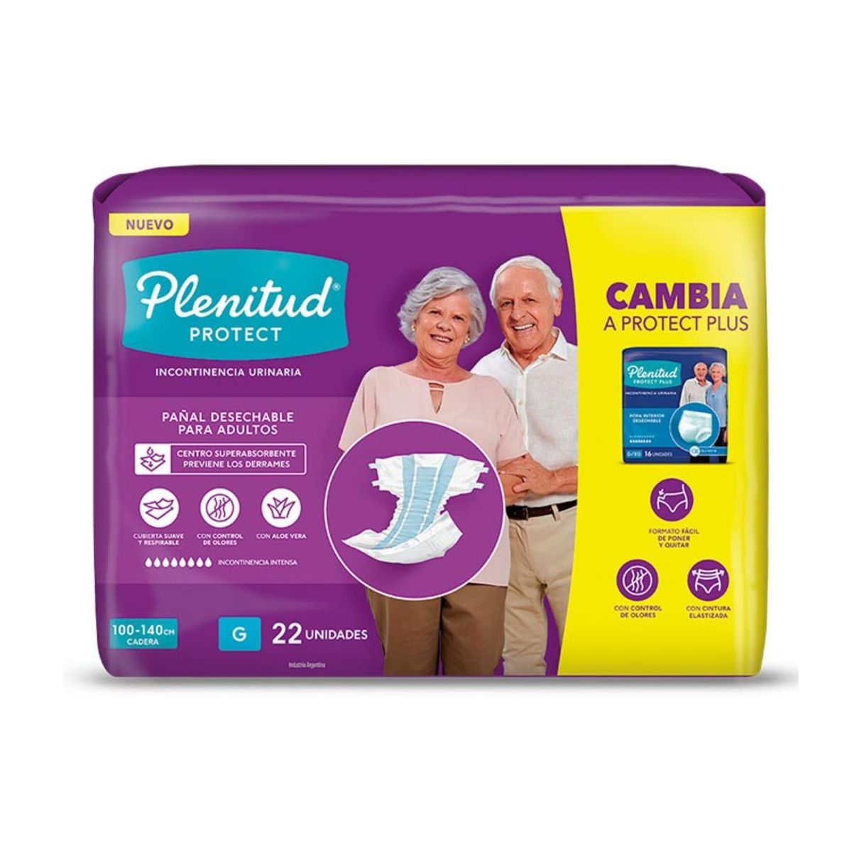 PLENITUD - Pañal Adulto Plenitud 22 Unid G