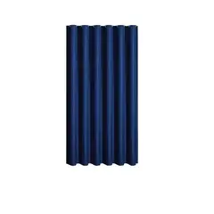 GENERICO - Cortina Baño Ducha Poliester 180x180 Transparente Azul