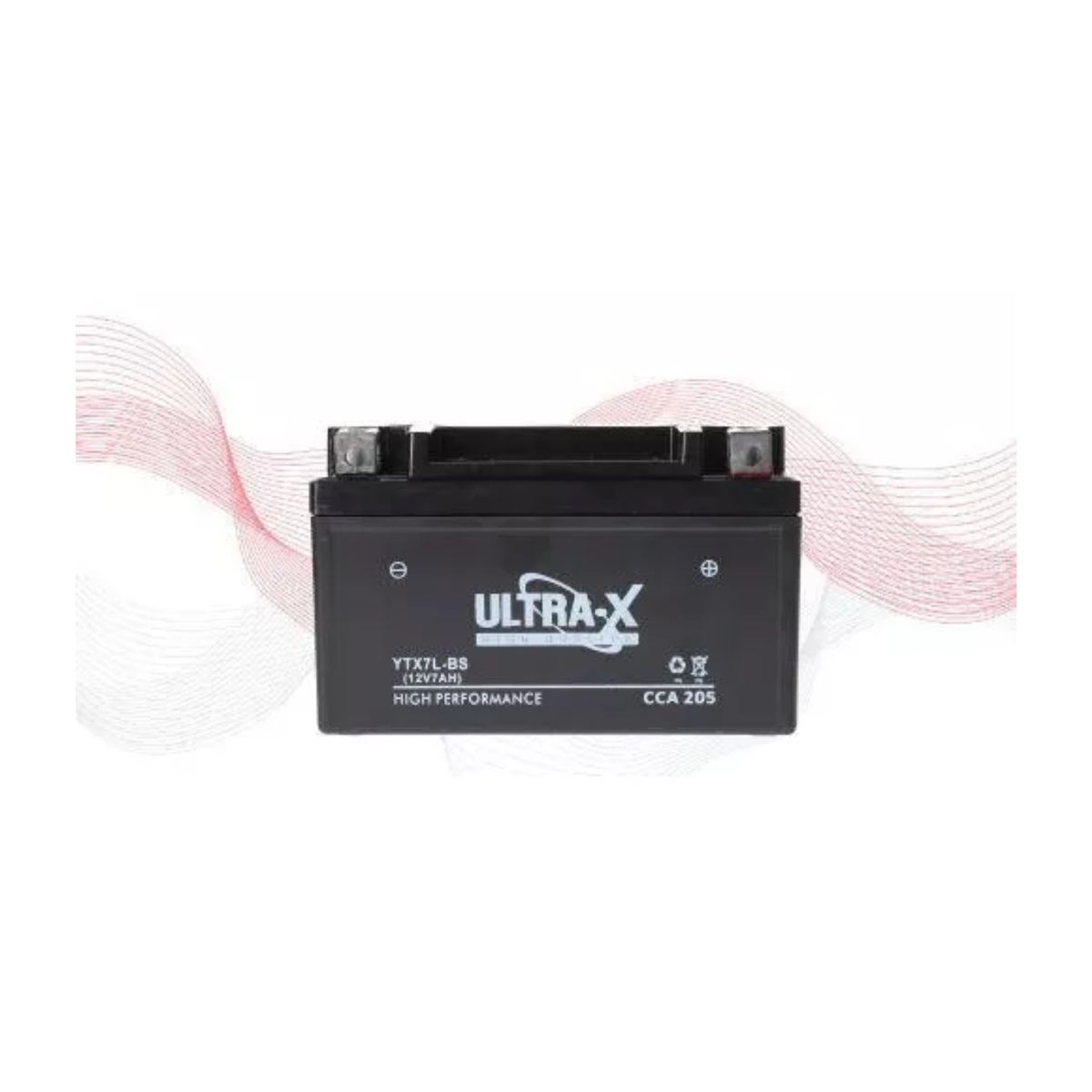 GENERICO - Bateria Moto Ultra-x Btx7a-bs Ytx7a-bs 12v 7ah Scooter
