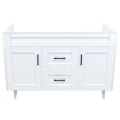 DOMSA - Mueble base para baño Deluxe Doble 120SK Blanco 118x80x45cm