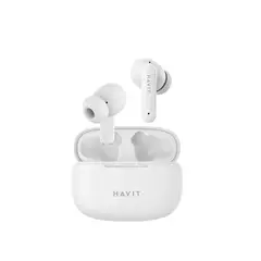 HAVIT - Audífono Bluetooth TW967 Stereo Earbuds White