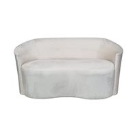 SOFA MONACO CURVO FELPA CRUDO