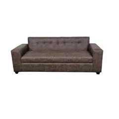 DISEÑOS VALESTRINI - SOFA DOS CUERPOS ECOCUERO BITONO