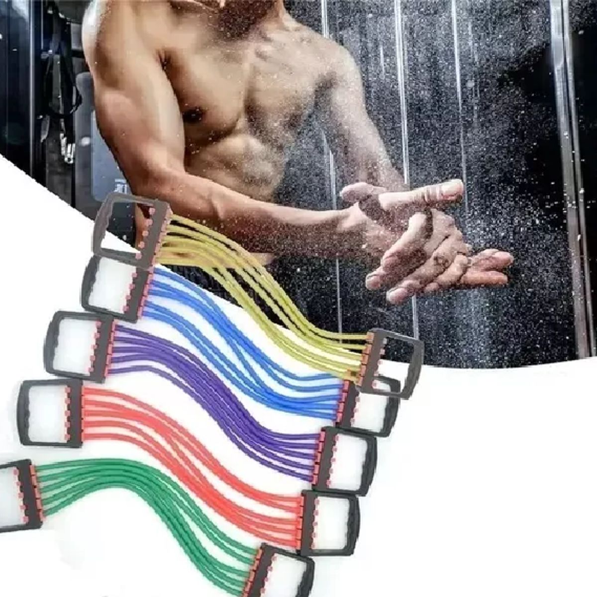 CARIBEE - Banda Elástica Para Ejercicios Brazos Espalda Resistencia