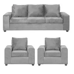 INNOVAMUEBLES - Living 311 Kahlo 225 Felpa Gris
