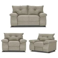 INNOVAMUEBLES - Living Fortaleza 211 Tela Beige