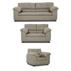 INNOVAMUEBLES - Living Liverpool 321 Tela Beige