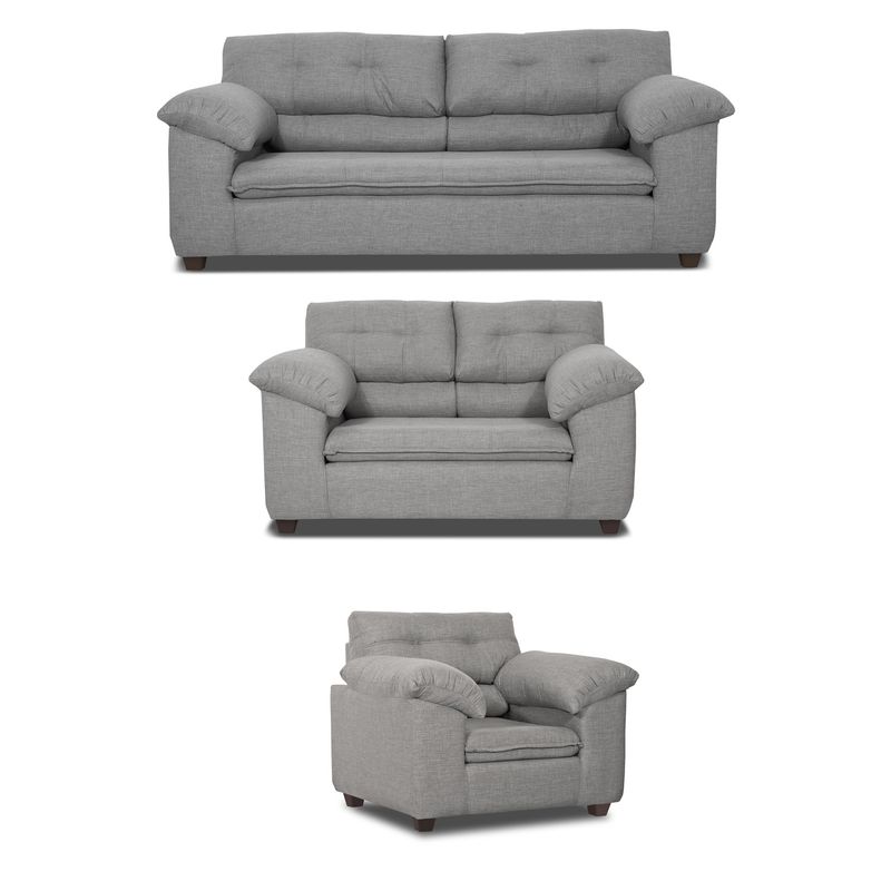 INNOVAMUEBLES - Living Liverpool 321 Tela Gris