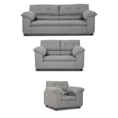 INNOVAMUEBLES - Living Liverpool 321 Tela Gris