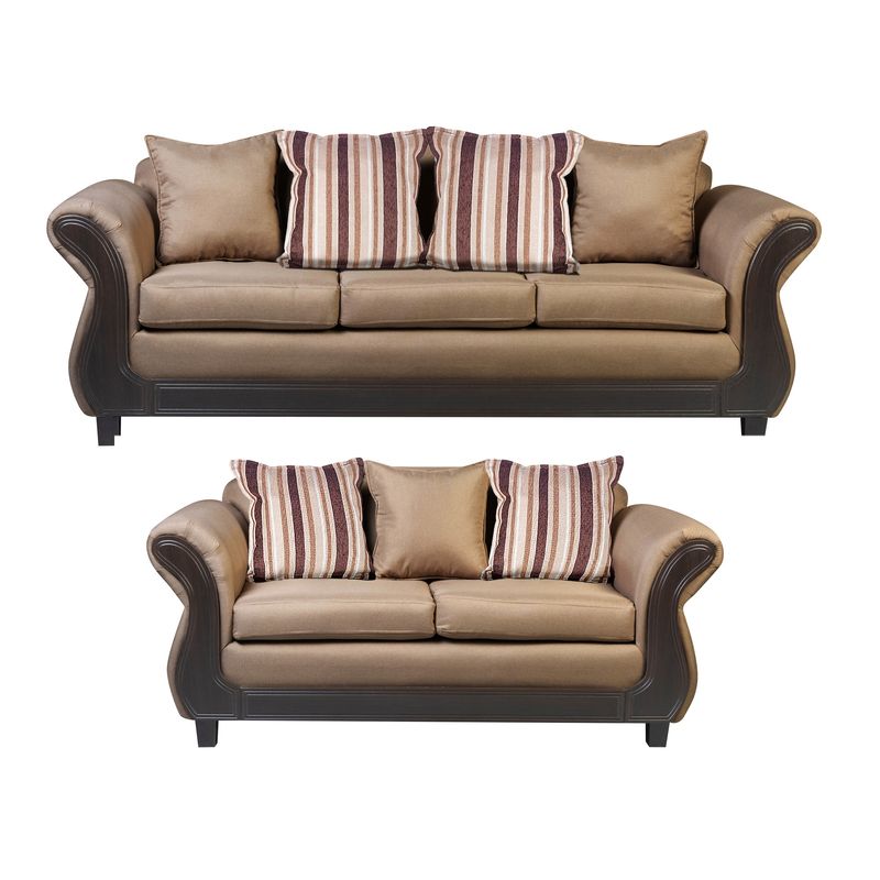 INNOVAMUEBLES - Living Palermo 32 Tela Beige
