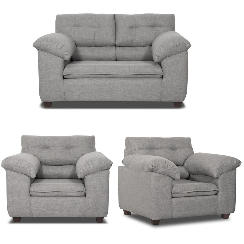INNOVAMUEBLES - Living Liverpool 211 Tela Gris