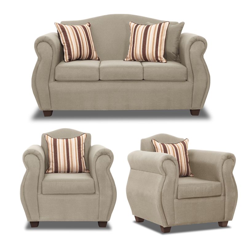 INNOVAMUEBLES - Living 311 Violeta 157 Tela Beige