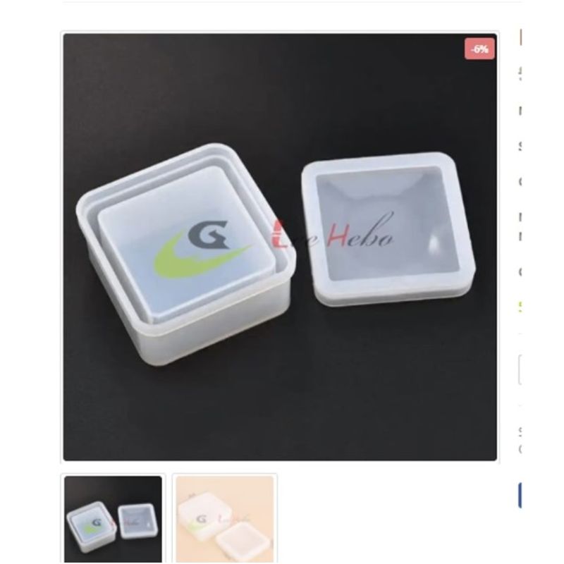 GENERICO - Molde Para Resina Cofre O Joyero Rectangular