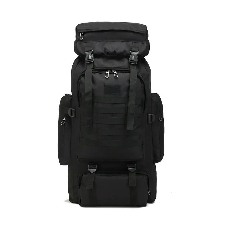 CARIBEE - Mochilas Táctica 70litros Camping Negro