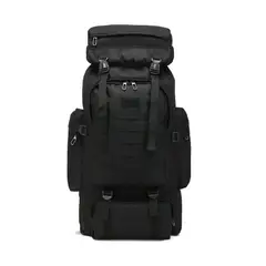CARIBEE - Mochilas Táctica 70litros Camping Negro