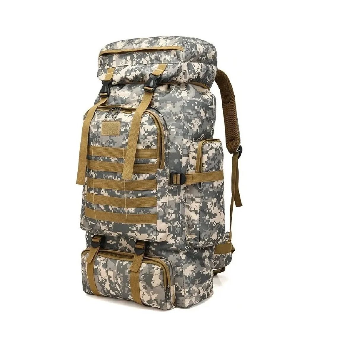 CARIBEE - Mochilas Táctica 70litros Camping Gris