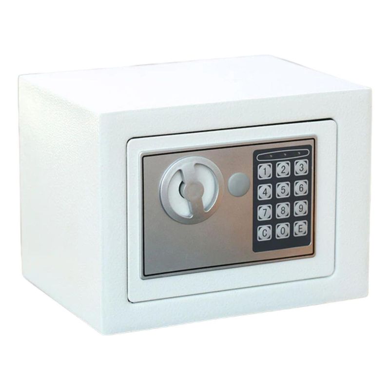 IMPORTCLICK - Caja Fuerte Seguridad Digital Acero Color Blanco