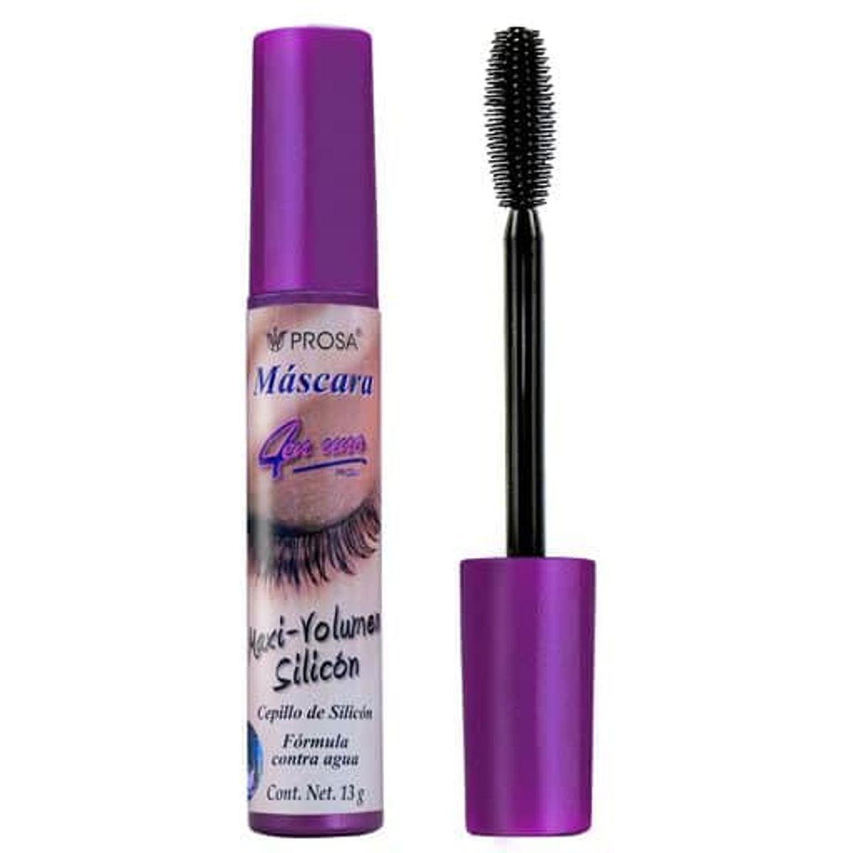 PROSA NATURAL - Mascara de Pestañas Maxi Volumen Silicon Waterproof Prosa