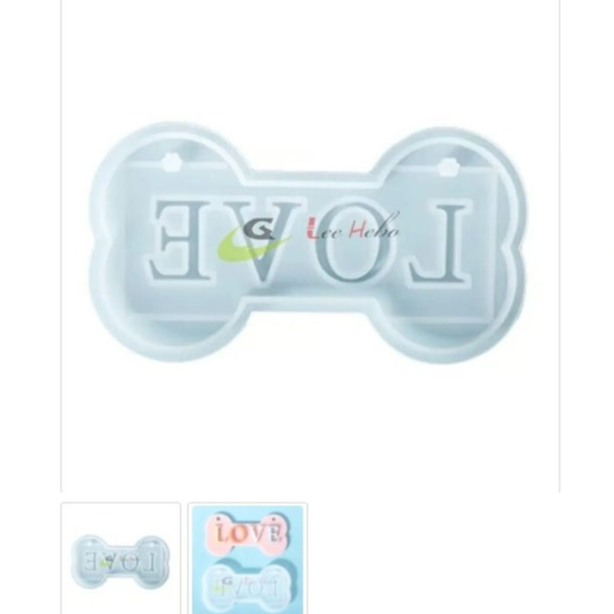 GENERICO - Molde Para Resina Silicona Hueso De Perro