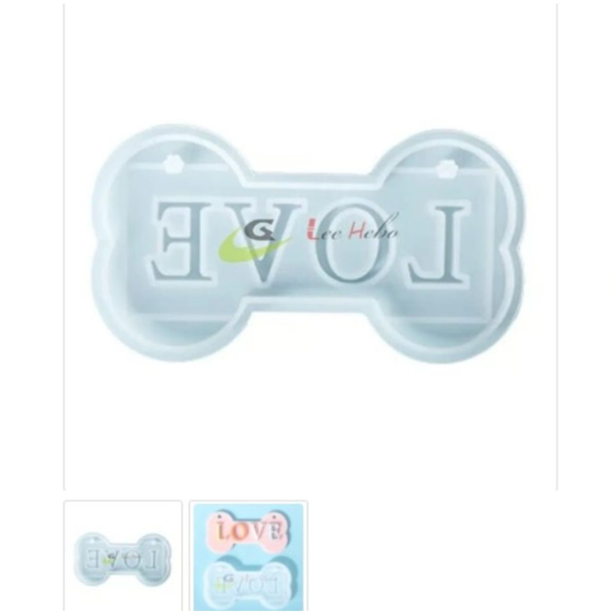 GENERICO - Molde Para Resina Silicona Hueso De Perro